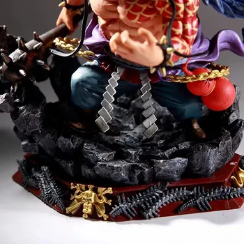 Japonų Anime Modelio Paveikslas Žaislai, Vienas Gabalas Keturi imperatoriai Kaido Statula PVC Veiksmų Skaičius, Apdailos Scollectible Modelis Žaislą Dovanų