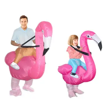 Flamingo Cosplay Kostiumų Novatorišką Pripučiami Žaislai, Helovinas, Kalėdos, Vaikų Dienos Pripučiami Apgaulės Drabužių Rekvizitai
