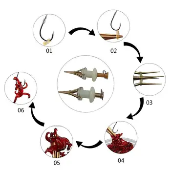 Naujas Raudonas Kirminas Katalogą Privalomas Prietaisas, Žvejybos Reikmenys, Su Pack Gumos Juostos Profesionalus Žūklės Reikmenys Įrankį Patogu