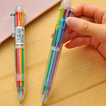 1 vnt 6 1 spalvų papildymo Tušinukas kūrybinio rašymo spalvinga įvairių spalvų mielas šratinukus, Pen office mokyklos raštinės reikmenys