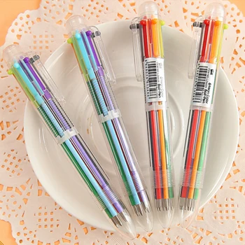 1 vnt 6 1 spalvų papildymo Tušinukas kūrybinio rašymo spalvinga įvairių spalvų mielas šratinukus, Pen office mokyklos raštinės reikmenys