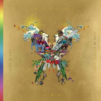 Coldplay / Gyvena Buenos Airėse, gyvenu São Paulo, Galva Pilna Svajonių (Spalvos Vinilo)(3LP + 2DVD)