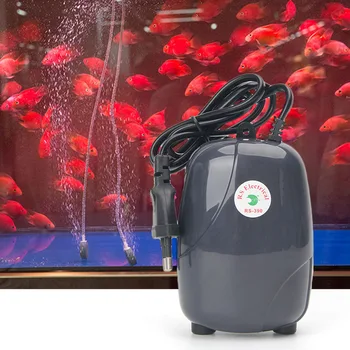 Daug Energijos Veiksmingą Akvariumas Deguonies Žuvų Oro Siurblys Bake Super Silent ES Plug 5W