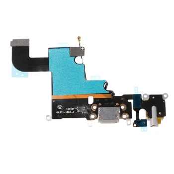 USB Įkrovimo lizdas Jungtis Micphone Ausinių Lizdas Flex Kabelis Dalys iPhone 6 LX9A
