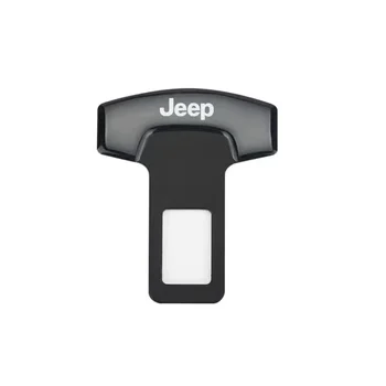 1pcs Automobilio Saugos Diržus, saugos Diržų Padengti Transporto priemonę Sagtis Įrašą sėdynė dirželio laikiklis Jeep Cherokee Kompasas 