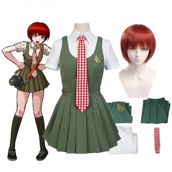 Anime Danganronpa Koizumi Mahiru Cosplay Kostiumai, Japonijos Vienodas Sailor Kostiumas Moterims Suknelė Mergaitėms, Drabužiai