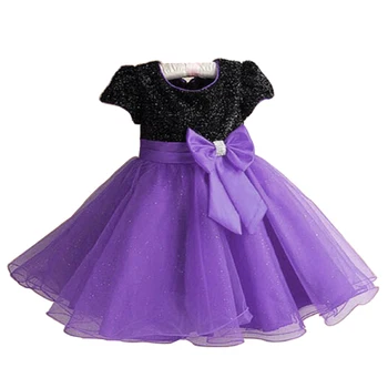 Naujas Dizainas Mielas Chalatai Princesė Mergina Dress Kilnų Temperamentą Bling Kūdikių Mergaitės Vaikų Drabužių Suknelė Cosplay 3-10 Metų Amžiaus