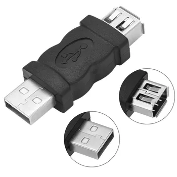 Firewire IEEE 1394 6 Pin Female USB 2.0 Type A Male Adapteris Adapteris Kamerų, Mobiliųjų Telefonų, MP3 Grotuvas, Pda Juoda