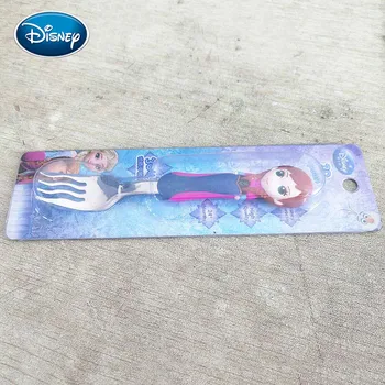 Disney Baby Safe animacinių filmų forma vaikams valgyti šakutės 304 nerūdijančio plieno, ledo romantika Aisha Princesė kūdikių mitybos fork