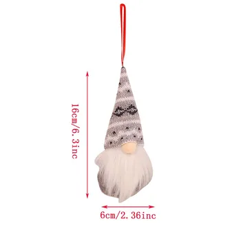 CHome Dekoro 2020 Kalėdų kamuolys skrybėlę beveidis kūdikių pakabukas kūrybos vyras nykštukas Rudolph lėlės karšto mados 108