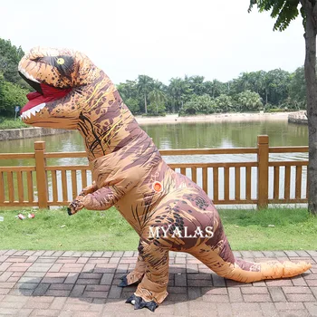 Puras Dinozaurą T REX PRIPUČIAMI Kostiumai moterims Blowup 