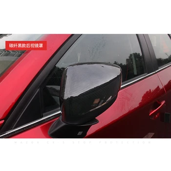 Automobilių Anglies Pusės galinio vaizdo Veidrodis Padengti Kepurės Apdaila Tinka Mazda CX-5 2017 2018