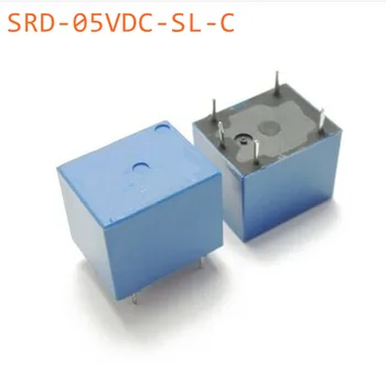 10vnt 5V DC Maitinimo Relės SRD-05VDC-SL-C T73-5V SRD-5VDC-SL-C 5Pin PCB Tipas
