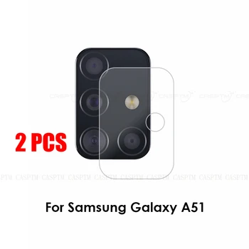 2VNT Grūdinto Stiklo Dangtis Samsung Galaxy A51 A515F A50 Fotoaparato Objektyvą Screen Protector For Samsung 70 A70 Objektyvo Stiklo Atvejais A71
