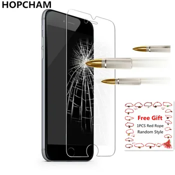 HOPCHAM apsauginis stiklas iPhone XR grūdintas stiklas ant iPhone XS Max 6plus apsauginė plėvelė iPhone 8 5 priedai