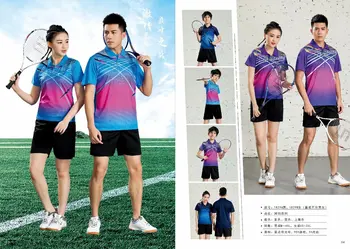 2020men moterų marškinėliai badmintono marškinėliai sportas t-shirt o-kaklo sporto Teniso marškinėliai moteris teniso moterų greitai-džiovinimo drabužiai kvėpuojantis