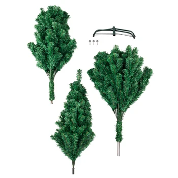 8FT Kalėdų Eglutė su 1138 Šakos Modeliavimas Medžio, Plastiko Papuošti Medžio Patvarus Festivalis Šalių Rekvizitai Apdaila