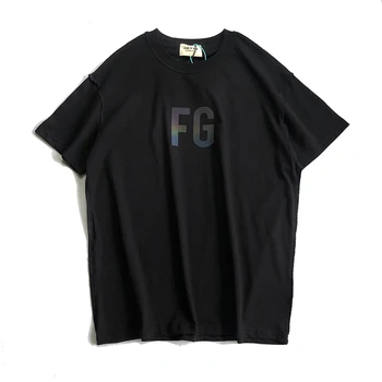 3M šviesą atspindinčios laišką FG essentials marškinėliai vyriški moteriški atsitiktinis 1:1 FG naujas essentials 