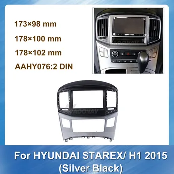 Automobilio Radijas Fasciją Rėmo Dash Skydelis Hyundai Starex H1 Galvos Vienetas Automobilių Refitting Stereo navigacijos fasciją skydelis tinka