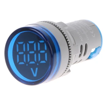 AC 60-500V 22mm Digital Voltmeter Įtampos Indikatorius Stebėti Indikatorius Signalo Žibintai D0AC