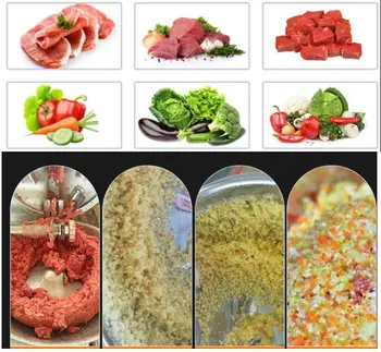 120kg/val Daržovių mėsmalė, Pjovimo Paukščių Mėsmalę Chopper už Stailnless Plieno Mėsos Produktų gamybos Mašinos
