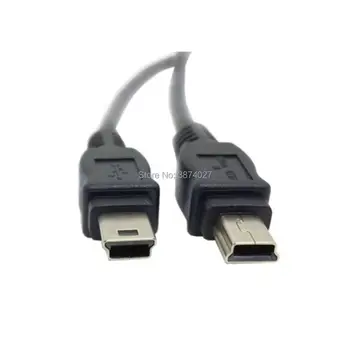 Mini Male USB į Mini USB 5PIN Vyrų įkroviklis duomenų Kabelis Baterijos 50cm
