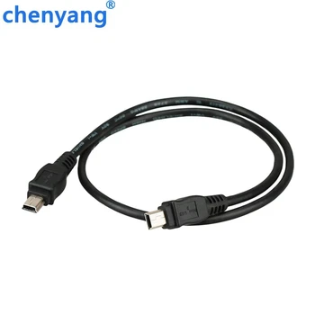 Mini Male USB į Mini USB 5PIN Vyrų įkroviklis duomenų Kabelis Baterijos 50cm