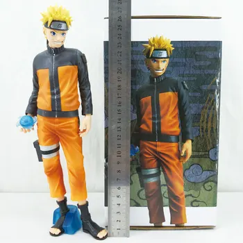 28cm Anime Naruto Uzumaki Grandista Shinobi Santykių PVC Veiksmų Skaičius, Surinkimo Modelis Žaislas su dėžute