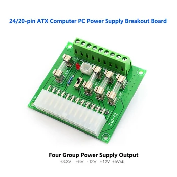 Darbalaukio ATX Maitinimo Adapteris Valdybos Kompiuterių ATX Maitinimo Imtis Power Board Maitinimo Lizdas, Laidai Modulis