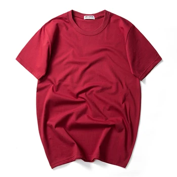 Vasaros Plus Riebalų Padidinti Trumpas rankovėmis marškinėliai Kieto Spalvų Half-sleeve Shirt Marškinėliai