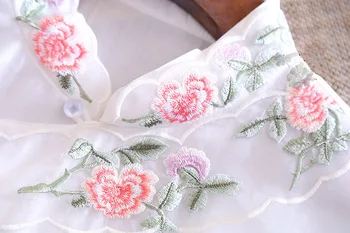 Aukštos klasės Pavasarį Ir Vasarą Organza Moterų Cheongsam Retro Suknelė Elegantiška Siuvinėjimas Prarasti-line Lady Šalies Qiapao Suknelė S-XXL