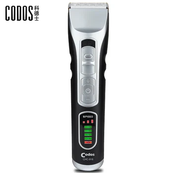 CODOS Elektriniai Plaukų Žoliapjovės Įkrovimo Vyrų Plaukų Clipper LCD Ekranas Profesionalus Stilius Įrankiai Reguliuojamas Plaukų Žoliapjovės
