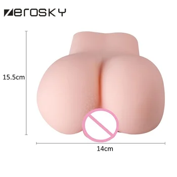 Zerosky Seksualus Užpakalis Realybės Silikono Pūlingas Sekso Lėlė Žaislas Realus Makšties Pūlingas Ass Orgazmo-Masturbacija Sekso Žaislas Vyrams