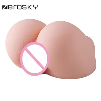 Zerosky Seksualus Užpakalis Realybės Silikono Pūlingas Sekso Lėlė Žaislas Realus Makšties Pūlingas Ass Orgazmo-Masturbacija Sekso Žaislas Vyrams
