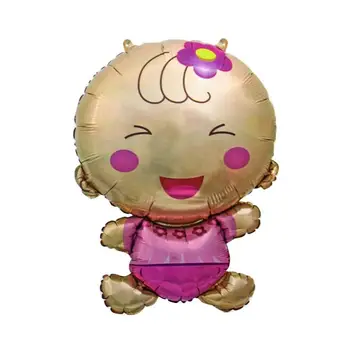 MYLAR BABY GIRL balionas, rožinė, MERGINA, BABY, BABY SHOWER, 70 CM
