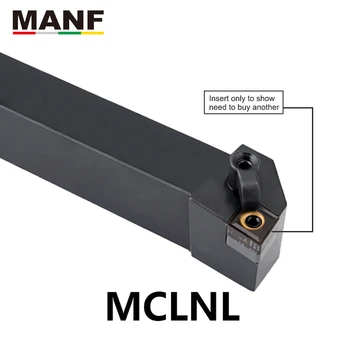 MANF Tekinimo Įrankio Laikiklis 25mm MCLNR-3232P19 Tekinimo Įrankiai CNMG19 Metalo Pjovimo Toolholder Išorės Turėtojas Metalo Tekinimo Pardavimas
