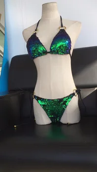 Bling Bling Bikini 2018 Naujas Blizgančiais Bikini Komplektas Brazilijos Biquini seksualių moterų maudymosi kostiumėliai maudymosi kostiumėlį, Maudymosi Kostiumą