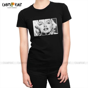 Marilyn Monroe-Moteris, Marškinėliai Seksuali Blondinės Vintage Marškinėliai, Topai Harajuku T-shirt Moterų Naujovė Drabužių Spausdintos Grafikos