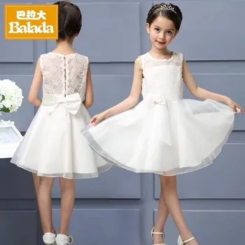 2019 naujų mergaičių berankovis suknelė vasaros modeliai didelis vaikų užsienio suknelė vaikų princesė dress k1