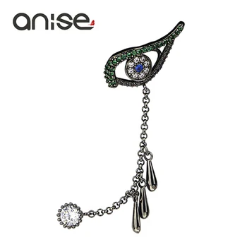Anyžių Green Crystal Eye Įrašą Auskarai Mados Ašaros Formos Kutas Stud Auskarai Ausies Segtukas Pendientes Mujer Boucle D ' oreille