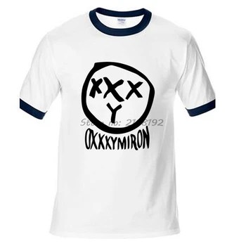 OXXXYMIRON Vyrų T-Shirt Raglan Rankovėmis Juokingi Marškinėliai Vyrams Medvilnės Hip-Hop Aukštos Kokybės