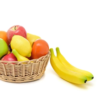 1pc Plastiko Modeliavimas Dirbtinių Vaisių, Arbūzų, Obuolių, Apelsinų, Kriaušių, Citrinų Mango Persikų, Vynuogių, Bananų Namų Dekoro Priedai