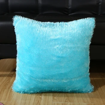 Pliušas pagalvės užvalkalą Spalvinga Pagalvėlė Padengti 43x43 Sofa Juosmens Pagalvę Padengti naujieji metai apima žiemos Namų Puošybai pagalvę padengti
