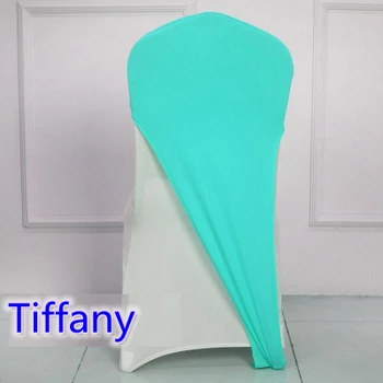 Tiffany Spalva Spandex Kėdė Padengti Lycra Bžūp Pusę Padengti Vestuves Viešbučio Banketų Dekoravimas Ruožas Elastinga Kėdės Apima