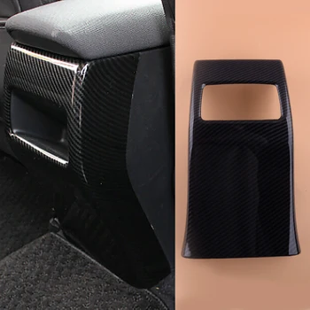ABS Anglies Pluošto Stiliaus Galinės Sėdynės, Oro Ventiliacijos Angos Dangtelį Anti Kick Apdaila, Tinka Toyota Corolla Hečbekas 2019 2020