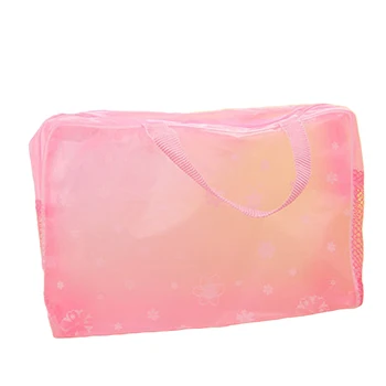 Nešiojamų Skaidrus Vandeniui Kosmetinės zip-lock tualetinių reikmenų Maudymosi Dėklas Makiažas Maišelį saugojimo krepšys spinta organizatorius krepšys