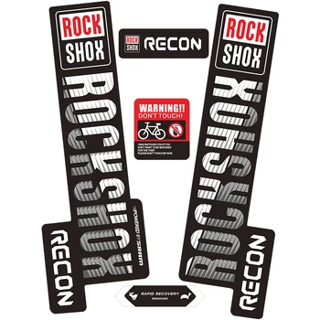 2019 rockshox RECON lipdukai kalnų dviračio priekinės šakės lipdukai MTB dviračio priekinės šakės lipdukai RECON lipdukai