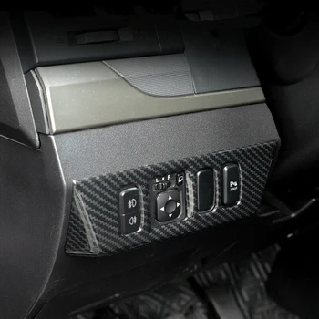 Abs Anglies Pluošto priekinis žibintas Reguliavimo Jungiklį Apdailos Dangtelio Apdaila už 2012-2018 Mitsubishi Pajero V97 V93