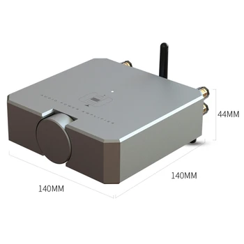 AMP25 Aukštos klasės HiFi Bluetooth 5.0 o Galios Stiprintuvas Stereo Ausinių Stiprintuvą MOSFET 80Wx2(JAV Plug)