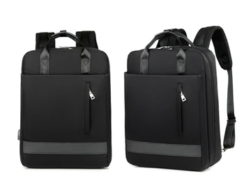 Mados vyrų ir moterų Nešiojamas Rankovėmis Atveju USB įkrovimo Krepšys Nešiojamojo kompiuterio poilsinių Kelionių backpack13.3